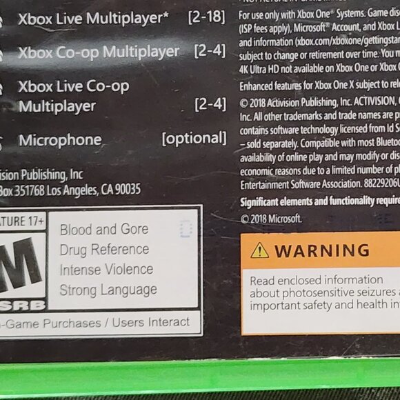 Microsoft Xbox One Call of Duty Black Ops 4 4K Ultra HD HDR Original Game Disk - Picture 7 of 16